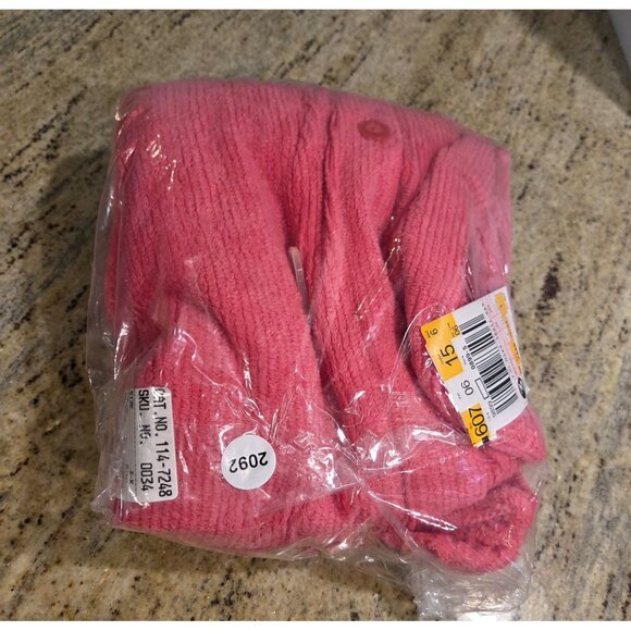 New! Pink Chenille Shirt Robe Adonna Plus Size 3X Leisurewear Button Pockets - Picture 16 of 16